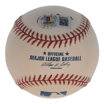 Ernie Banks Signed OML Baseball (Beckett) at PristineAuction.com Ernie Banks Signed OML Baseball (Beckett) at PristineAuction.com