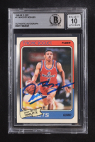 Muggsy Bogues Signed 1988-89 Fleer #13 RC (BGS | Auto 10) at PristineAuction.com