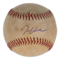 Tom Glavine Signed OSL Baseball (Beckett) at PristineAuction.com