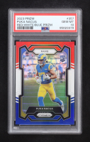 Puka Nacua 2023 Panini Prizm Prizms Red White and Blue #357 RC (PSA 10) at PristineAuction.com