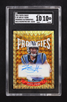 Bryce Young 2024 Finest Prodigies Autographs Gold Geometric Refractors #PBY #18/50 (SGC 10 | Autograph Graded SGC 10) at PristineAuction.com
