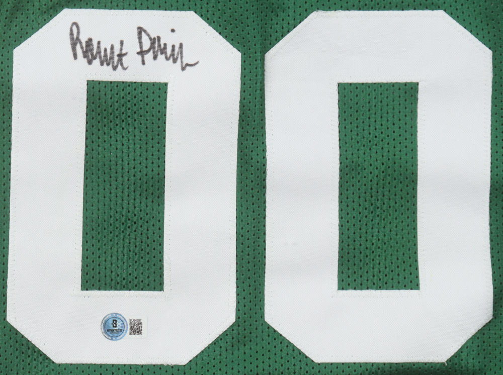 Robert Parish Signed Career Highlight Stat Jersey (Beckett) at PristineAuction.com Robert Parish Signed Career Highlight Stat Jersey (Beckett) at PristineAuction.com