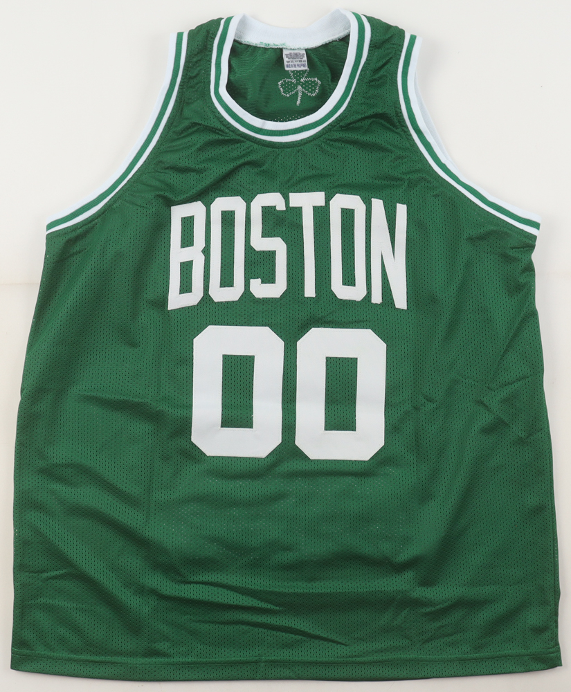 Robert Parish Signed Career Highlight Stat Jersey (Beckett) at PristineAuction.com Robert Parish Signed Career Highlight Stat Jersey (Beckett) at PristineAuction.com