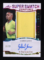 Gabriel Jesus 2024 Leaf ITG Used Sports Super Swatch Signatures Jumbo Materials #SWSGJ1 #15/25 at PristineAuction.com