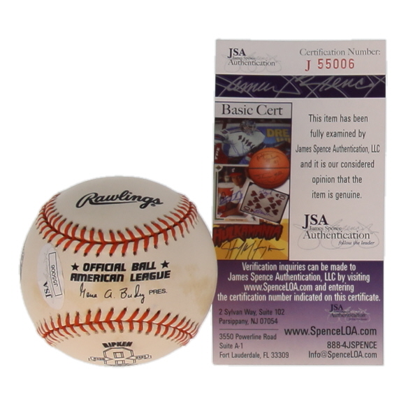 Cal Ripken Jr. Signed ONL Baseball (JSA) at PristineAuction.com Cal Ripken Jr. Signed ONL Baseball (JSA) at PristineAuction.com