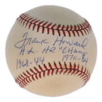 Frank Howard Signed OAL Baseball with Multiple Career Stat Inscriptions (JSA) at PristineAuction.com