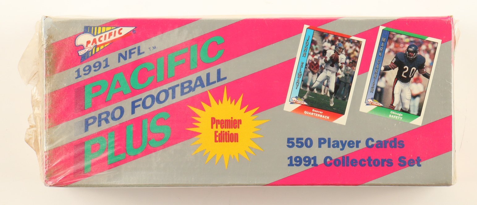 1991 NFL Pacific Pro Plus Premier Edition Set of (550) Football Cards at PristineAuction.com 1991 NFL Pacific Pro Plus Premier Edition Set of (550) Football Cards at PristineAuction.com