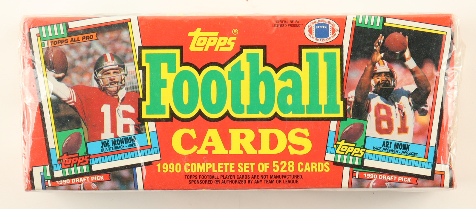 1990 Topps Football Complete Factory Set With (528) Cards at PristineAuction.com 1990 Topps Football Complete Factory Set With (528) Cards at PristineAuction.com
