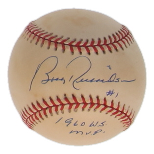 Bobby Richardson Signed OAL Baseball Inscribed "1960 WS MVP" (JSA) at PristineAuction.com Bobby Richardson Signed OAL Baseball Inscribed "1960 WS MVP" (JSA) at PristineAuction.com