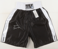 Junior Jones Signed Everlast Boxing Trunks Inscribed "Poison" (Beckett) at PristineAuction.com