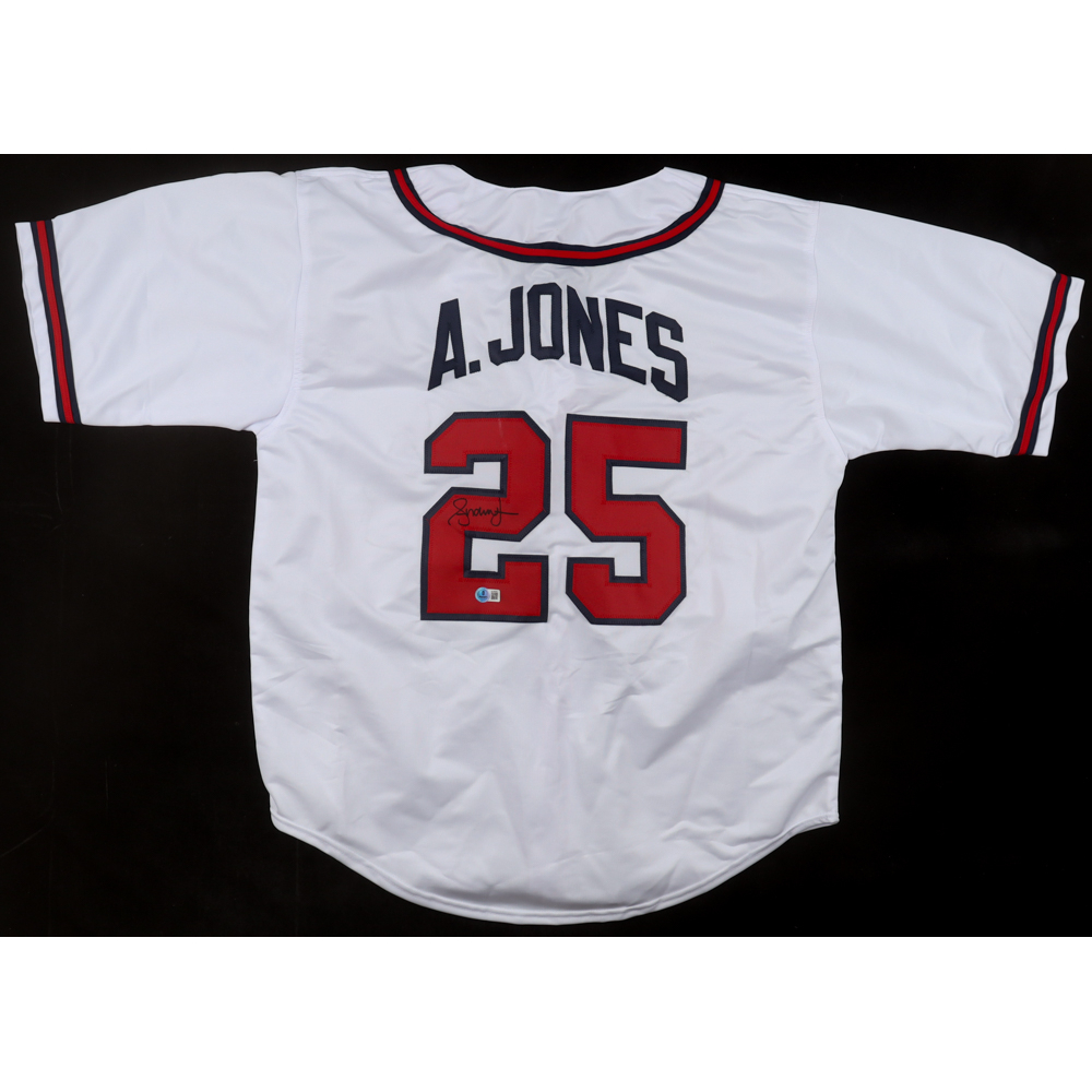 Andruw Jones Signed Jersey (Beckett) at PristineAuction.com Andruw Jones Signed Jersey (Beckett) at PristineAuction.com