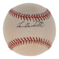Lew Burdette Signed ONL Baseball (Beckett) at PristineAuction.com