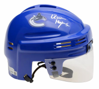 Quinn Hughes Signed Canucks Mini Helmet (Fanatics) at PristineAuction.com