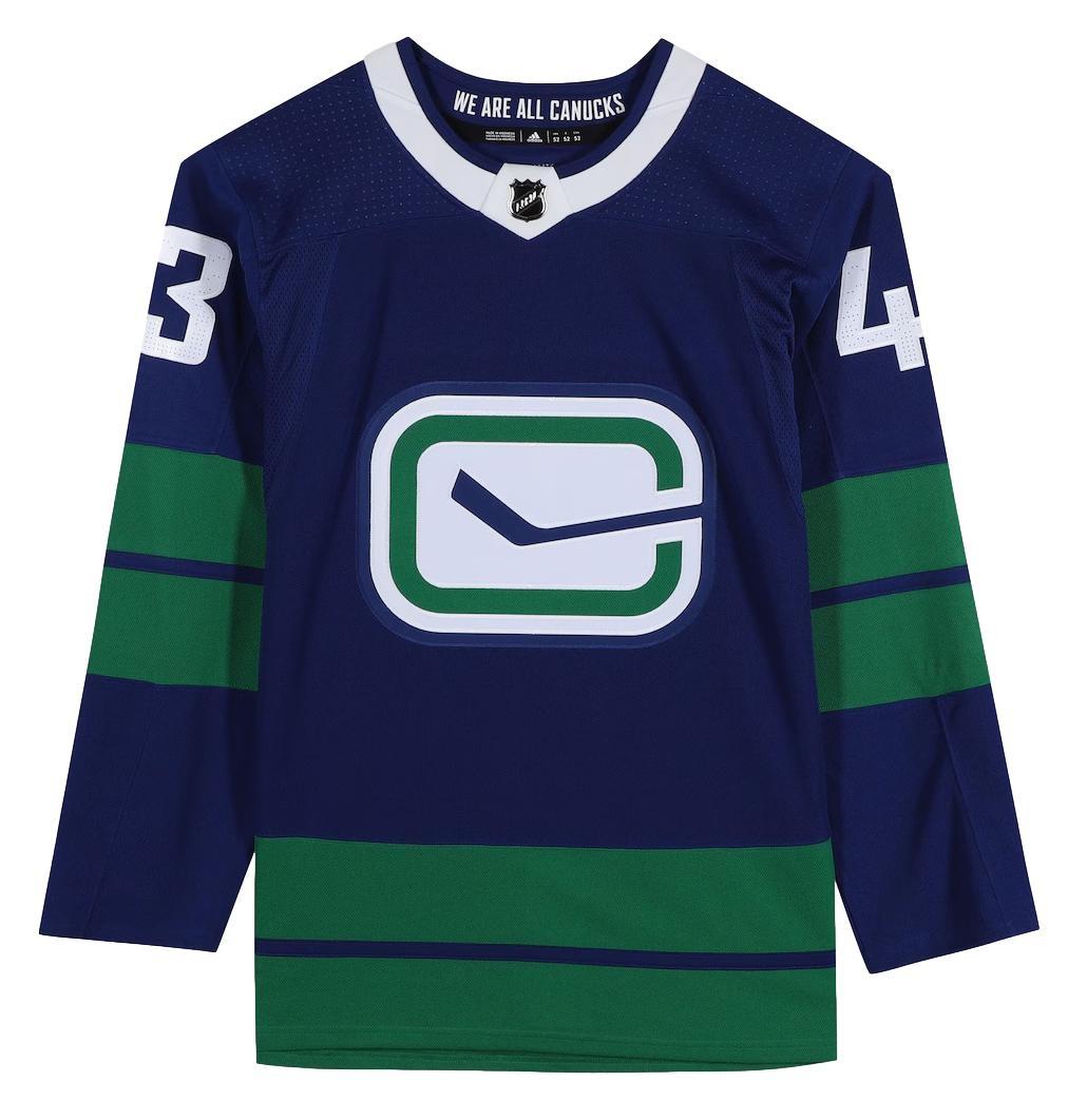 Quinn Hughes Signed Canucks Adidas Authentic Jersey (Fanatics) at PristineAuction.com Quinn Hughes Signed Canucks Adidas Authentic Jersey (Fanatics) at PristineAuction.com
