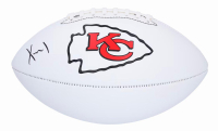 Xavier Worthy Signed Chiefs Logo Football (Fanatics) at PristineAuction.com
