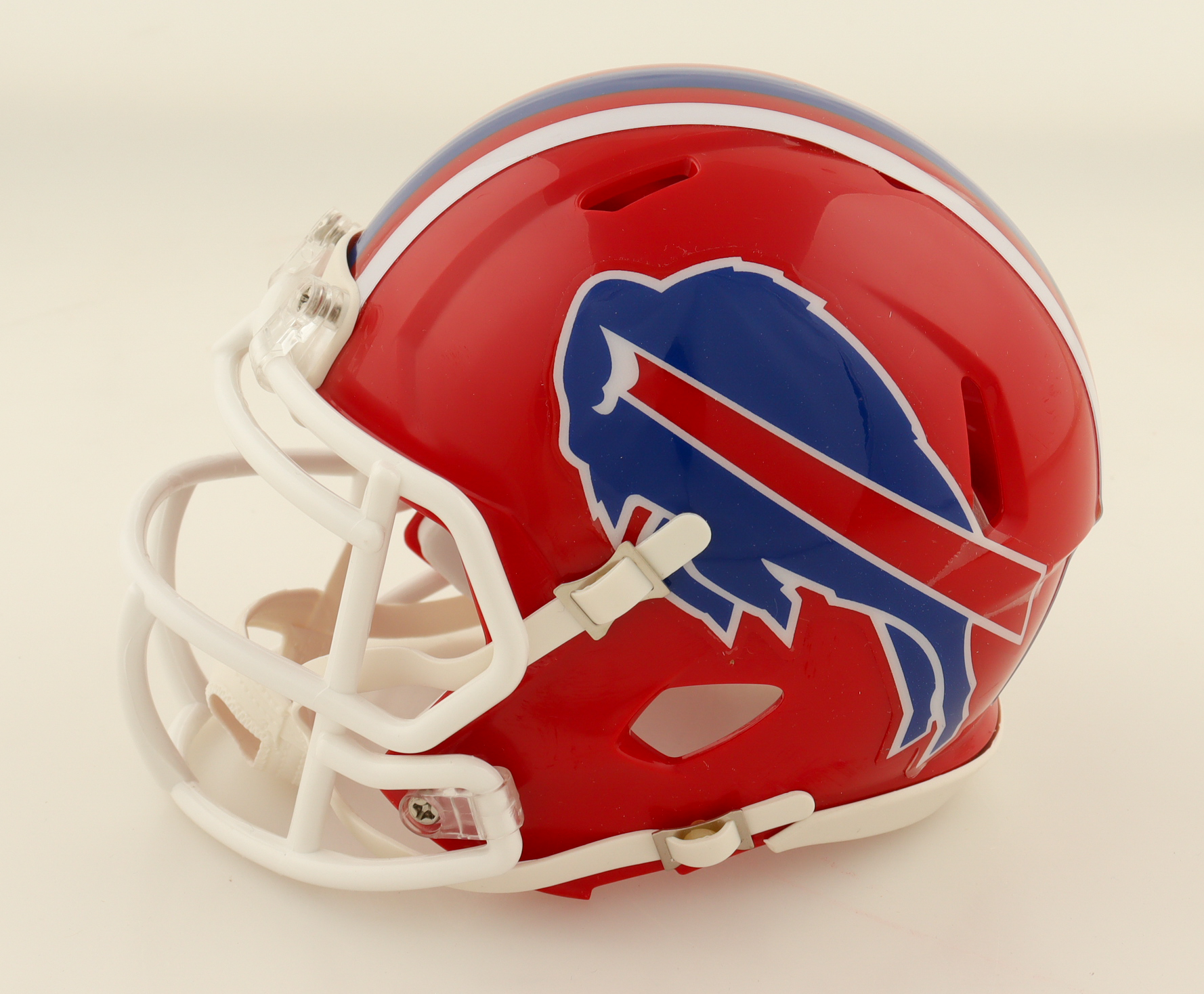 Thurman Thomas Signed Bills Speed Mini Helmet (JSA) at PristineAuction.com Thurman Thomas Signed Bills Speed Mini Helmet (JSA) at PristineAuction.com