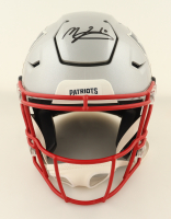 Mac Jones Signed Patriots Full-Size Authentic On-Field SpeedFlex Helmet (Beckett) at PristineAuction.com