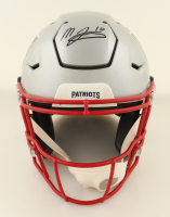 Mac Jones Signed Patriots Full-Size Authentic On-Field SpeedFlex Helmet (Beckett) at PristineAuction.com