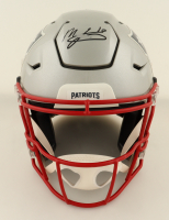 Mac Jones Signed Patriots Full-Size Authentic On-Field Speed Helmet (Beckett) at PristineAuction.com