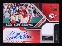 Christian Okoye 2021 Panini Playbook Goal Line Graphs Jersey Autographs #12 #137/199 at PristineAuction.com