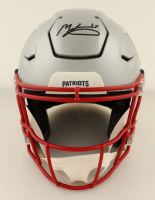 Mac Jones Signed Patriots Full-Size Authentic On-Field Speed Helmet (Beckett) at PristineAuction.com