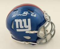 Devin Singletary Signed Giants Speed Mini Helmet (Beckett) at PristineAuction.com