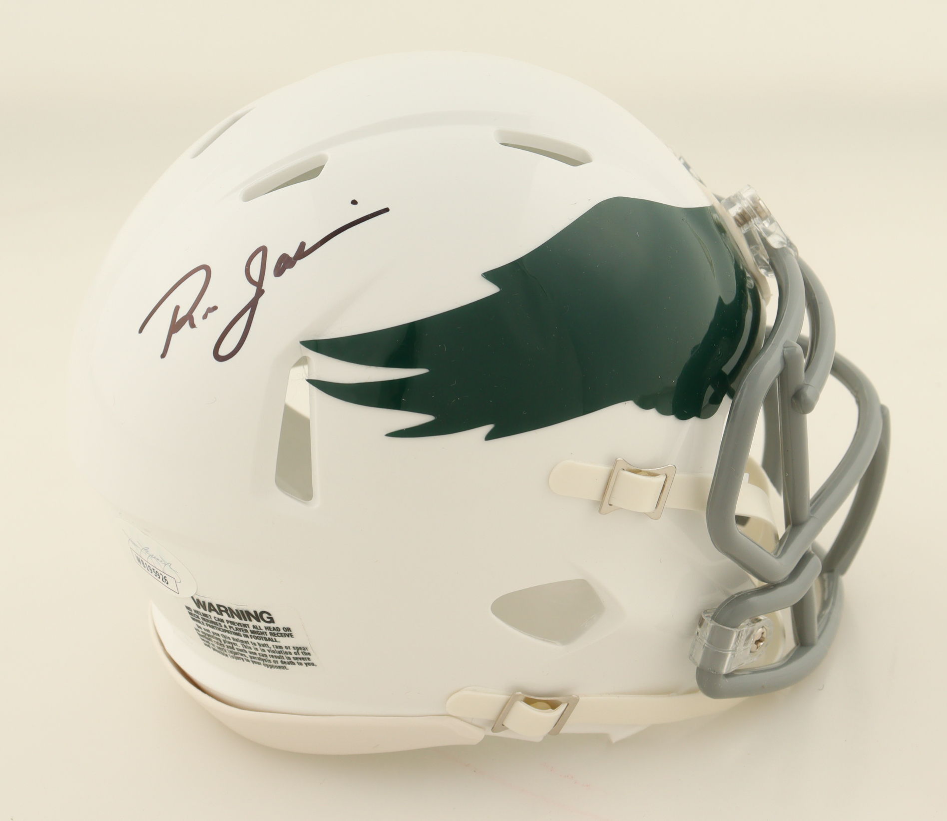 Ron Jaworski Signed Eagles Throwback Speed Mini Helmet (JSA) at PristineAuction.com Ron Jaworski Signed Eagles Throwback Speed Mini Helmet (JSA) at PristineAuction.com