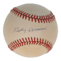 Billy Herman Signed ONL Baseball (JSA) at PristineAuction.com