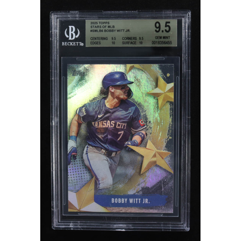 Bobby Witt Jr. 2025 Topps Stars of MLB #SMLB6 (BGS 9.5) at PristineAuction.com