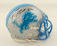 Tim Patrick Signed Lions Speed Mini Helmet (Beckett) at PristineAuction.com