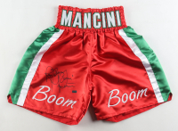 Ray "Boom Boom" Mancini Signed Boxing Trunks (New England Picture) at PristineAuction.com
