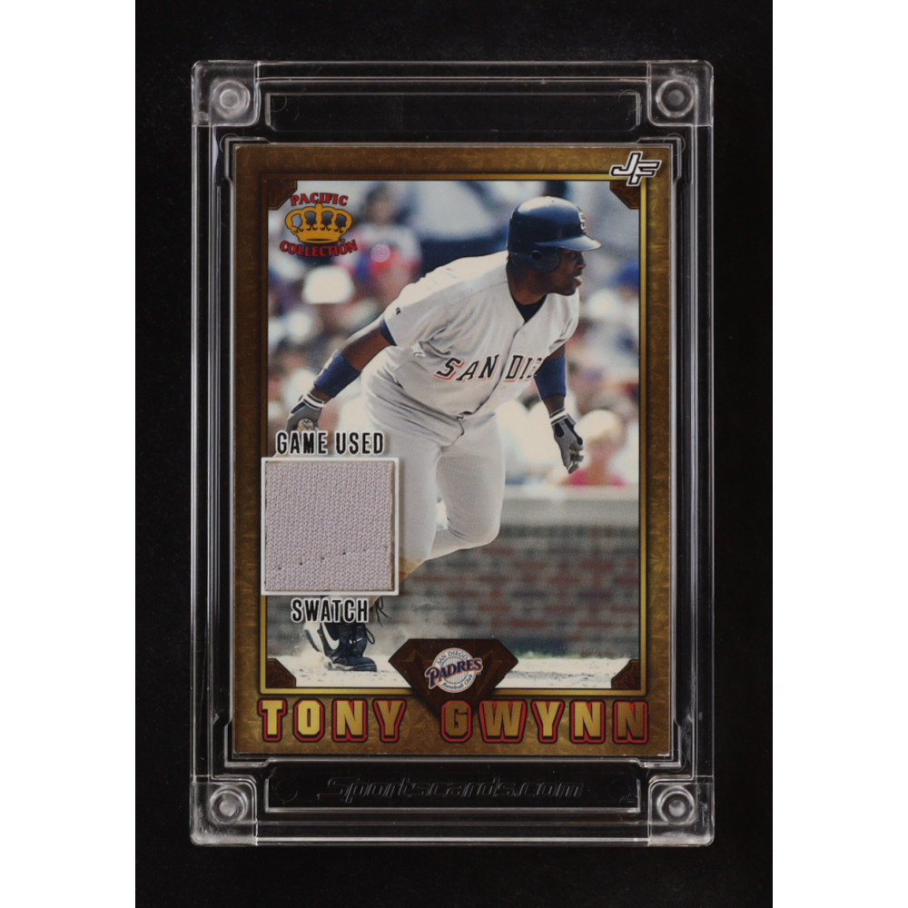 Tony Gwynn 2024 Jersey Fusion Pacific Collection Game Used Swatch #CD-207 #TG97G at PristineAuction.com