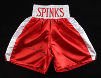 Michael Spinks "Jinx" Signed Boxing Shorts (New England Picture) at PristineAuction.com