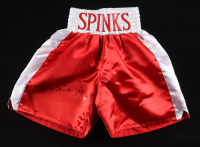 Michael Spinks "Jinx" Signed Boxing Shorts (New England Picture) at PristineAuction.com