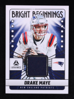 Drake Maye 2025 Panini Luminance Bright Beginnings Jerseys #6 at PristineAuction.com