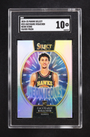 Zaccharie Risacher 2024-25 Select Neon Icons Silver Prizm #25 RC (SGC 10) at PristineAuction.com