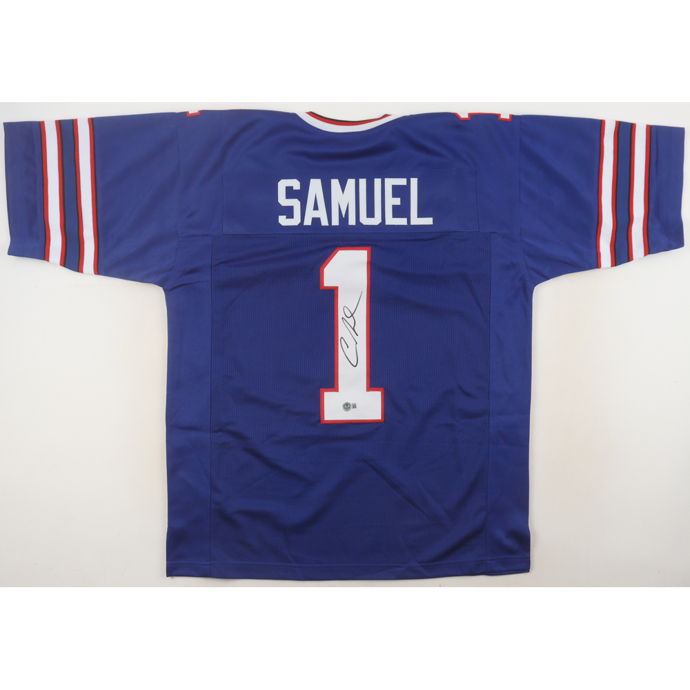Curtis Samuel Signed Jersey (Beckett) at PristineAuction.com