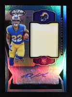 Blake Corum 2024 Certified Freshman Fabric Mirror Signatures Teal #11 #03/49 RC at PristineAuction.com