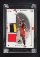 Dikembe Mutombo 2024 Jersey Fusion Upper Deck Sp Authentic Triple Patch #12 #DM99 #48/50 at PristineAuction.com