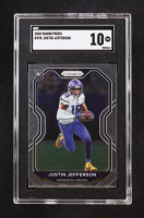 Justin Jefferson 2020 Panini Prizm #398 RC (SGC 10) at PristineAuction.com