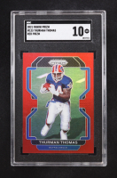 Thurman Thomas 2021 Panini Prizm Prizms Red #123 (SGC 10) at PristineAuction.com