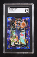 LeBron James 2024-25 Select Blue Cracked Ice Prizms #54 (SGC 9) at PristineAuction.com