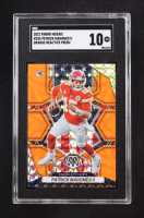 Patrick Mahomes II 2022 Panini Mosaic Mosaic Reactive Orange #256 NP (SGC 10) at PristineAuction.com