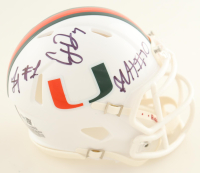 Malachi Toney, CJ Daniels & Jojo Trader Signed Miami Hurricanes Speed Mini Helmet (JSA) at PristineAuction.com