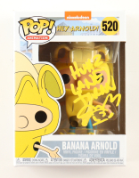 Lane Toran Signed "Hey Arnold!" #520 Banana Arnold Funko Pop! Vinyl Figure Inscribed "Huh?" with Arnold Sketch (Beckett) at PristineAuction.com