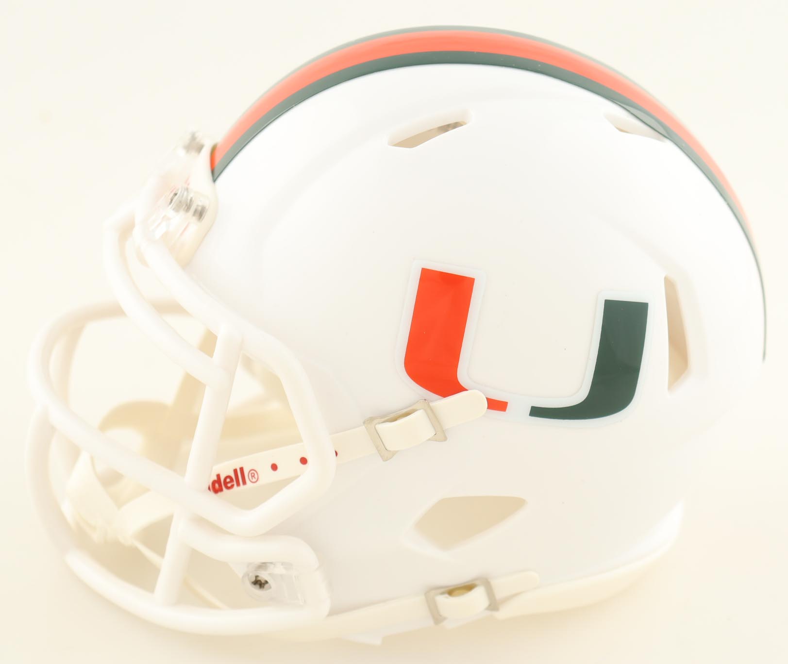 Mark Fletcher Signed Miami Hurricanes Speed Mini Helmet Inscribed "Go Canes" (JSA) at PristineAuction.com Mark Fletcher Signed Miami Hurricanes Speed Mini Helmet Inscribed "Go Canes" (JSA) at PristineAuction.com