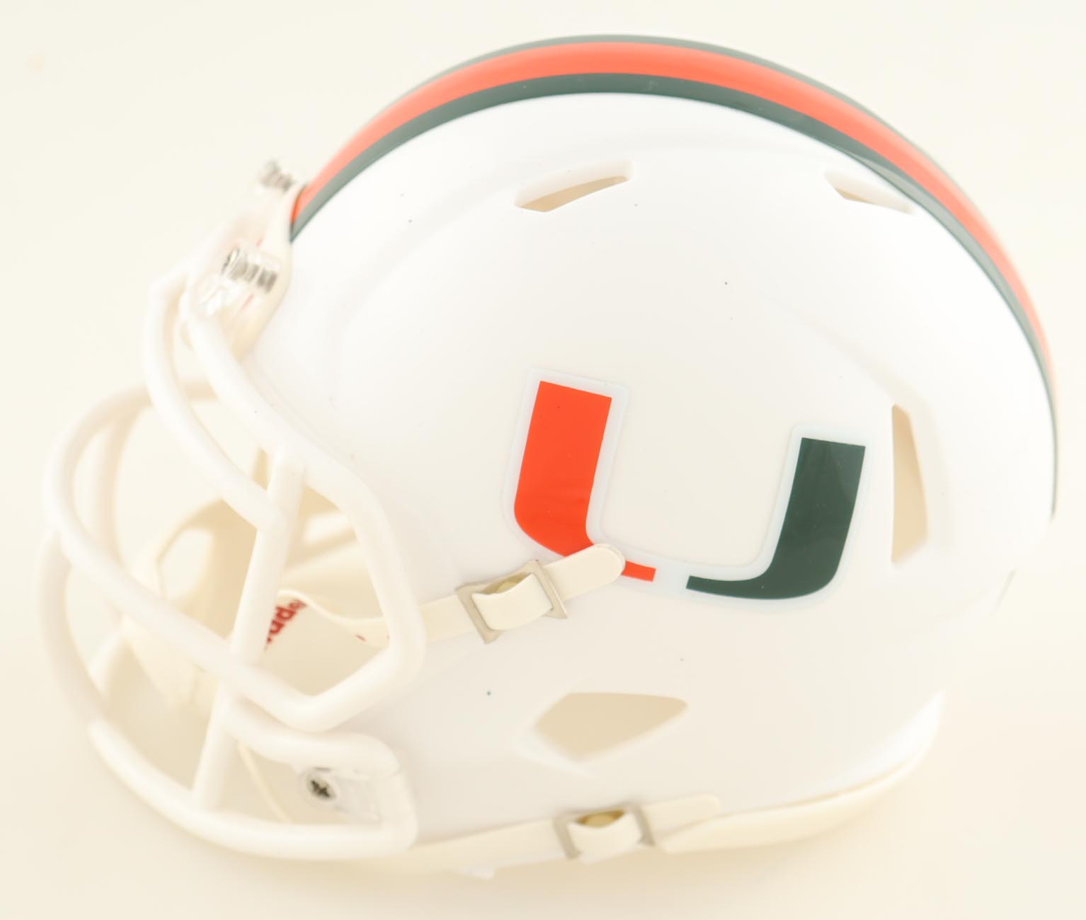Rueben Bain Jr. Signed Miami Hurricanes Speed Mini Helmet Inscribed "Hurricane Bain" (JSA) at PristineAuction.com Rueben Bain Jr. Signed Miami Hurricanes Speed Mini Helmet Inscribed "Hurricane Bain" (JSA) at PristineAuction.com