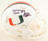 Rueben Bain Jr. Signed Miami Hurricanes Speed Mini Helmet Inscribed "Hurricane Bain" (JSA) at PristineAuction.com