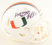 Rueben Bain Jr. Signed Miami Hurricanes Speed Mini Helmet Inscribed "Hurricane Bain" (JSA) at PristineAuction.com