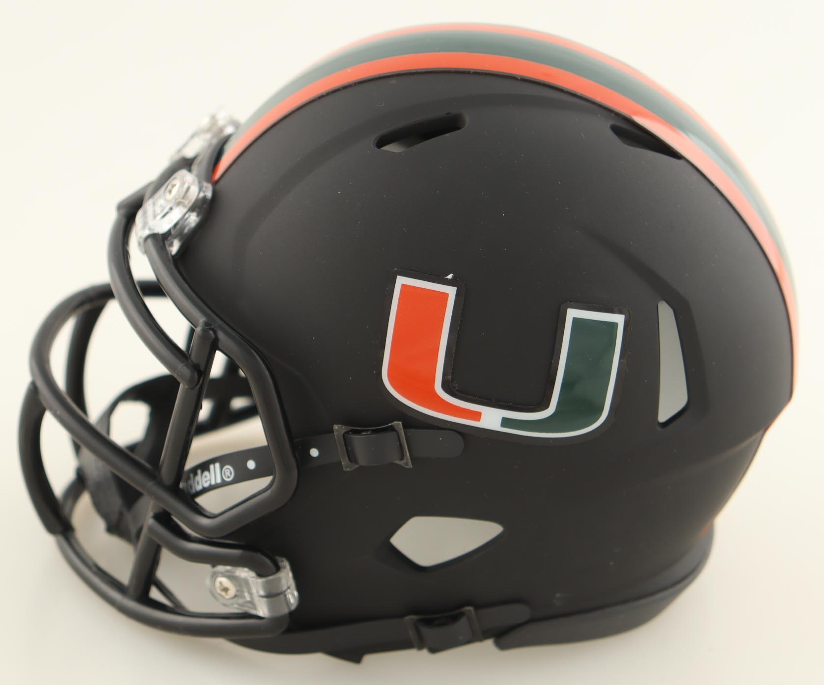 Carson Beck Signed Miami Hurricanes Matte Black Speed Mini Helmet (JSA) at PristineAuction.com Carson Beck Signed Miami Hurricanes Matte Black Speed Mini Helmet (JSA) at PristineAuction.com